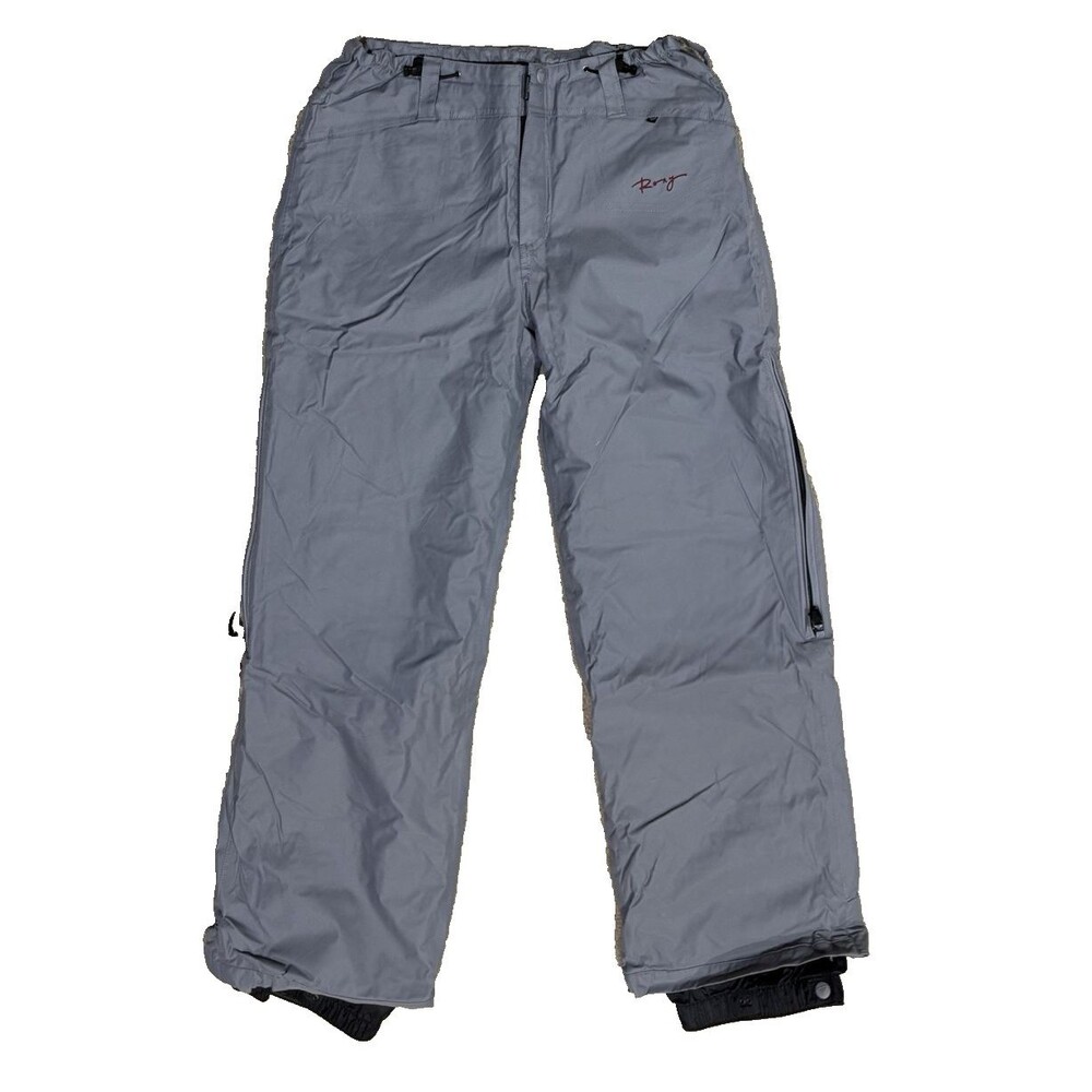 Roxy Endurance Snow Ski Pants Gray Waterproof Insulated Winter Women's sz 1 Smal